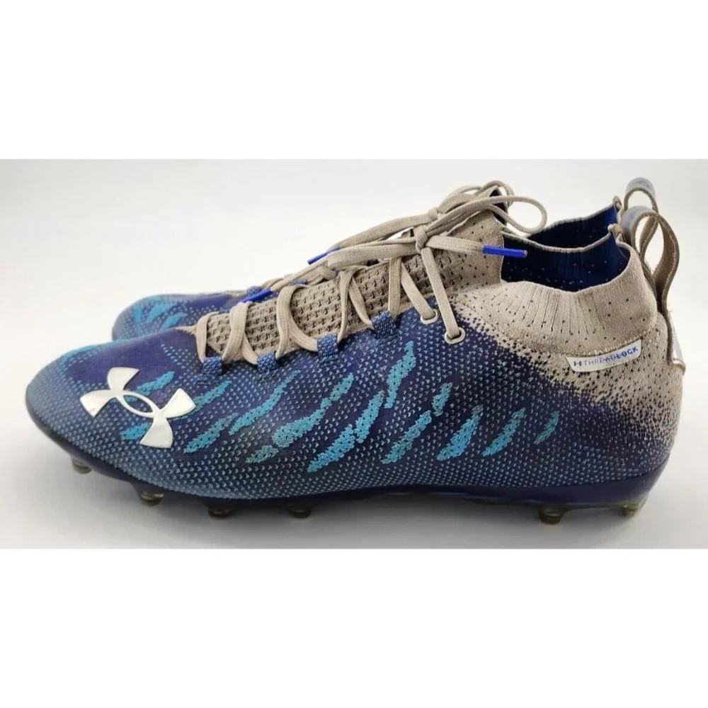 Under Armour Spotlight Lux MC ThreadLock Football Cleats 3022654-400 Men’s Sz 14